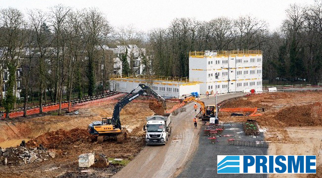 Chantiers des bâtiments N à Palaiseau : une nouvelle étape pour le projet PRISME !